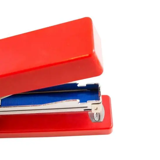 JAM Paper Desk Stapler & Staples Set Red/Blue {4}