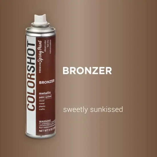 COLORSHOT&reg; Premium Metallic Spray Paint Bronzer {3}