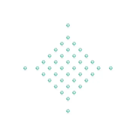 John Bead Preciosa 4mm Czech Crystal Rondelle Beads, 40ct. Caribbean Sea {4}