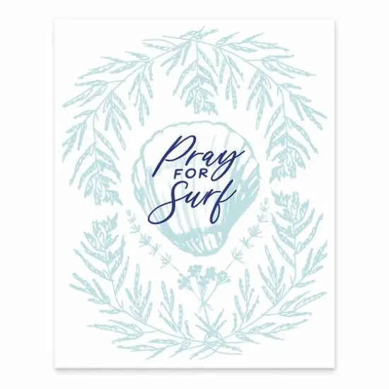 Pray For Surf Tabletop Canvas Accent {1}