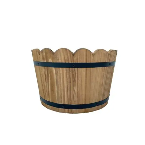 11.5" Wood & Metal Barrel by Ashland&reg; {1}