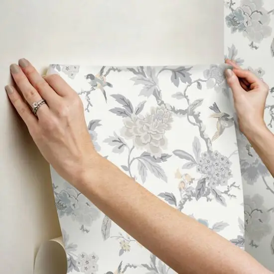 RoomMates Gray & Taupe Gray Candid Moments Peel & Stick Wallpaper {9}