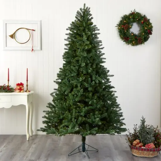 7.5ft. Pre-Lit Rembrandt Artificial Christmas Tree, Clear Lights {7}