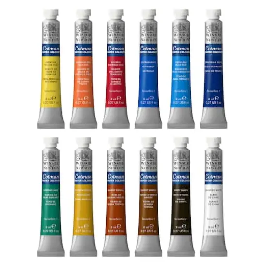Winsor & Newton&reg; Cotman&reg; Water Colour 12 Tube Set - 8ml {3}