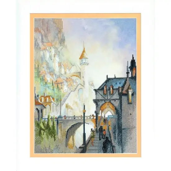 Charivna Mit Castle Partial Embroidery Kit {1}