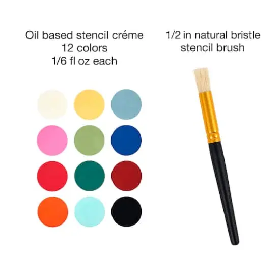 Stencil Cr&egrave;me Set by Craft Smart&reg; {3}