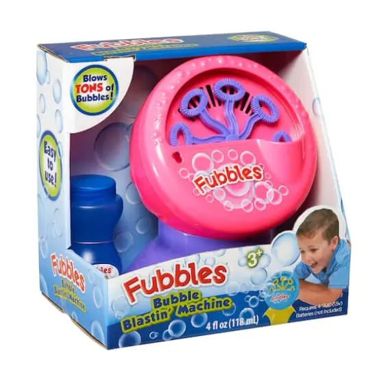 Little Kids&reg; Fubbles&reg; Bubble Blastin' Machine Pink {4}