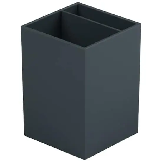 JAM Paper Plastic Pen Holder Gray {1}