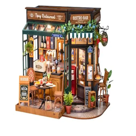 Rolife&reg; Tipsy Restaurant DIY Miniature House Kit {1}