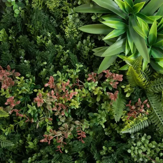 38" Framed Amazon Rainforest Artificial Living Wall Art Panel {4}