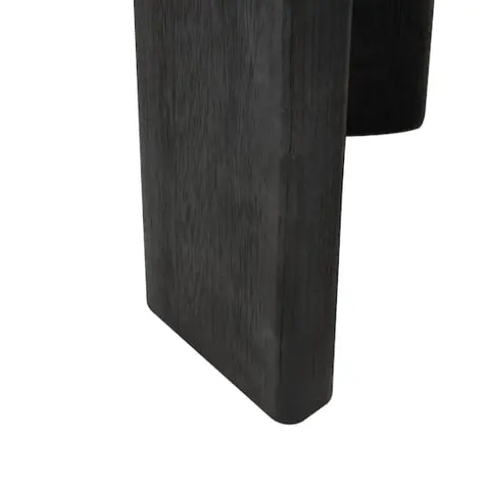 20" Black Handmade Heart Inspired Side End Accent Table {6}