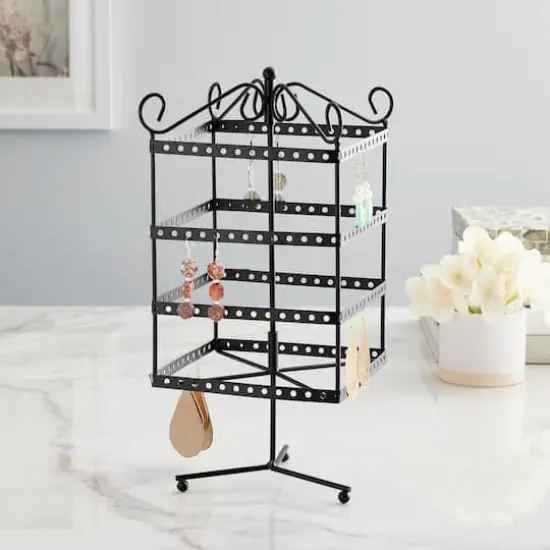 Black Metal Spinning Earring Rack by Bead Landing&trade; {3}