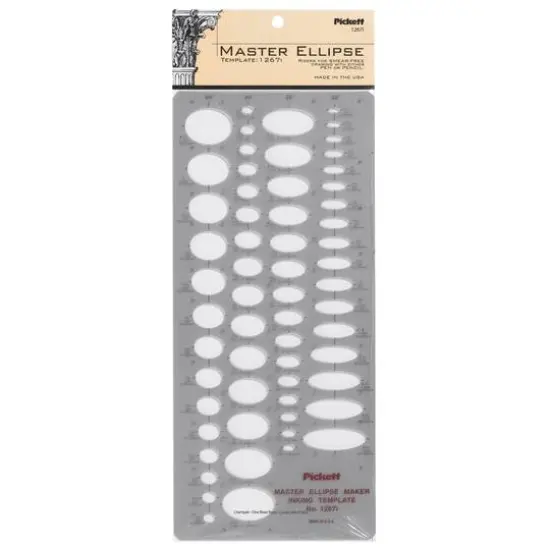 Pickett&reg; Master Ellipse Inking Template {1}