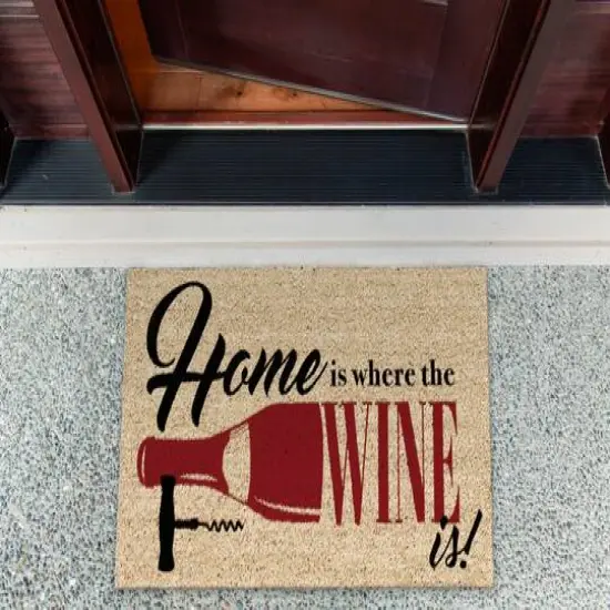 DII&reg; Home Is Where The Wine Is Doormat {6}
