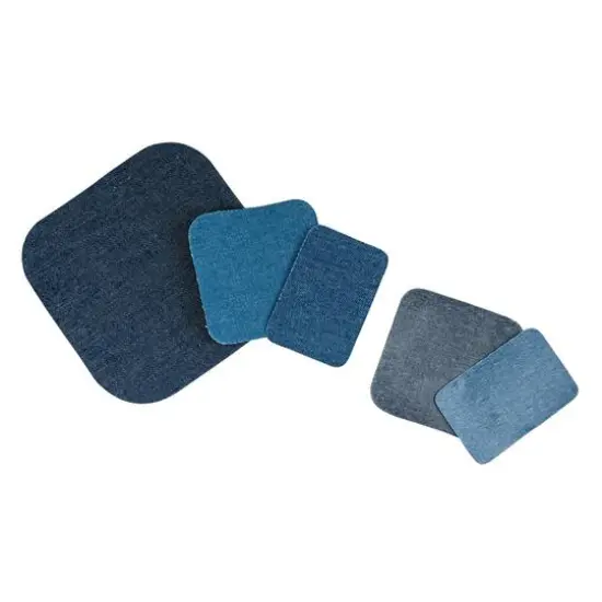 SINGER&reg; Decorative Glitter & Denim DIY Iron-On Fabric Patch Kit with Scissors {21}