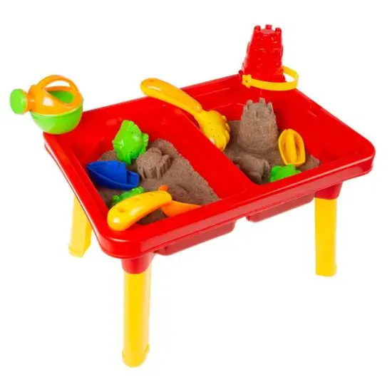 Toy Time Sensory Table with Lid & Toys {9}