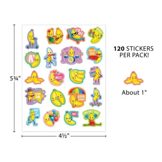 Teacher Created Resources&reg; Banana Smelly Stickers, 6 Packs of 120 {4}