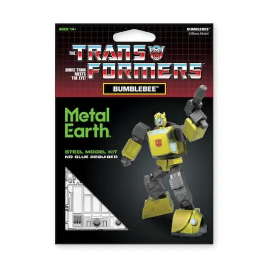 Metal Earth 3D Metal Model Kit - Transformers Color Bumblebee {3}