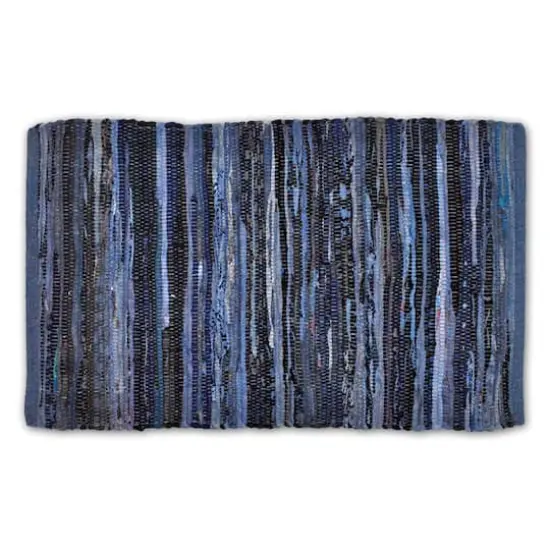 DII&reg; Multi Nautical Blue Rag Rug, 20" x 31.5" {1}