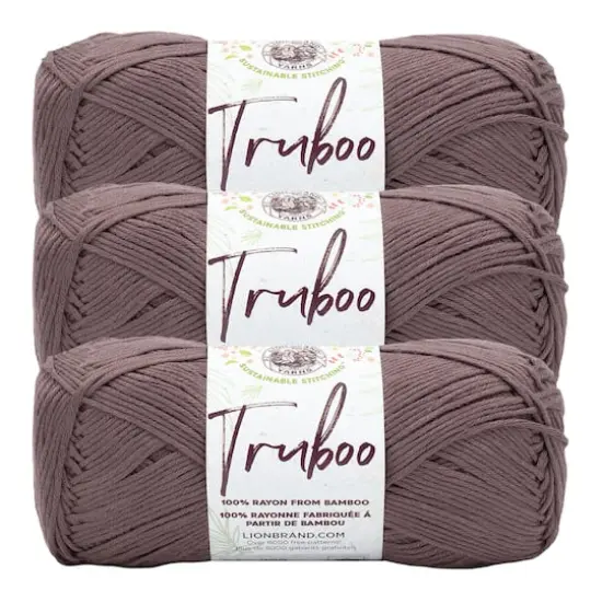 3 Pack Lion Brand&reg; Truboo Yarn Sable {1}