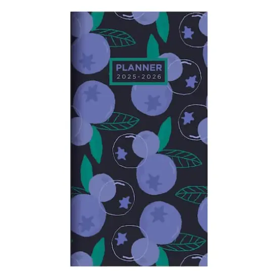 TF Publishing 2025 - 2026 Blueberry Small Monthly Pocket Planner {1}
