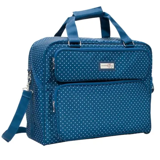 Everything Mary Blue Deluxe Universal Sewing Machine Case {1}
