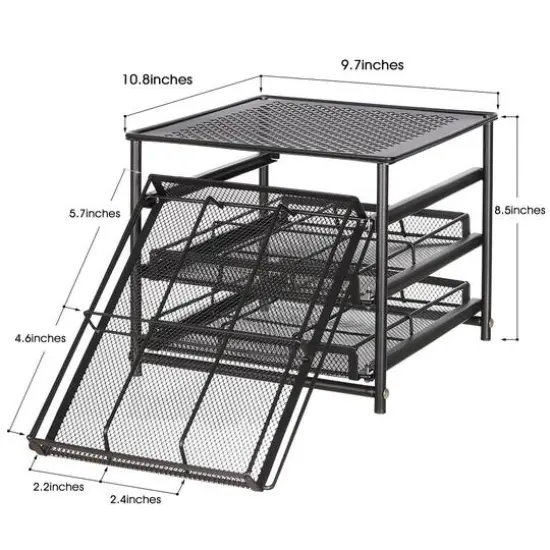 3-Tier 18-Bottle Spice Rack Organizer {4}
