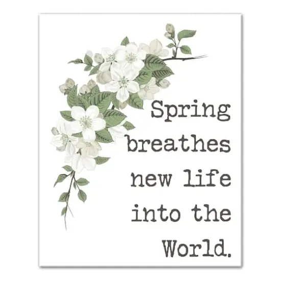 Spring Breathes New Life Canvas Art {1}
