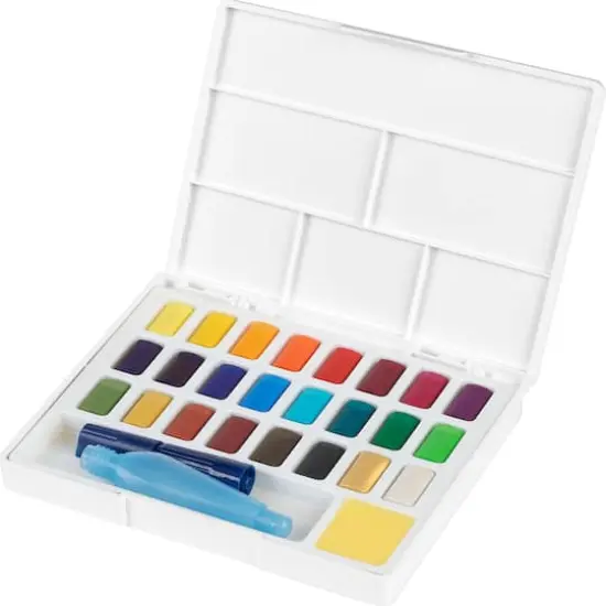 Faber-Castell 24 Color Watercolor Pan Set {3}