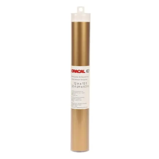 ORACAL&reg; 631 Removable Adhesive Vinyl, 15ft. Metallic Gold {1}