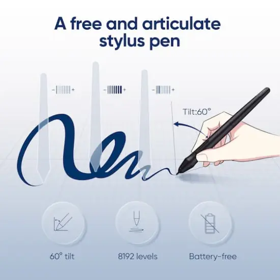 XPPen 10" x 6.25&Prime; Deco 01 V2 Graphics Drawing Tablet {6}