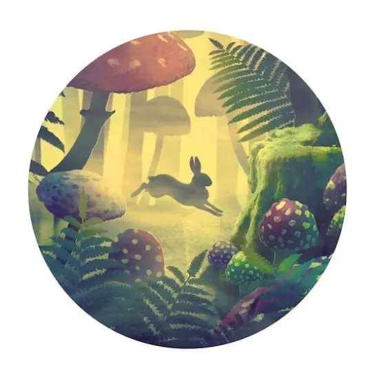 Forest Round Canvas Painting Kit by Craft Smart&reg; {1}