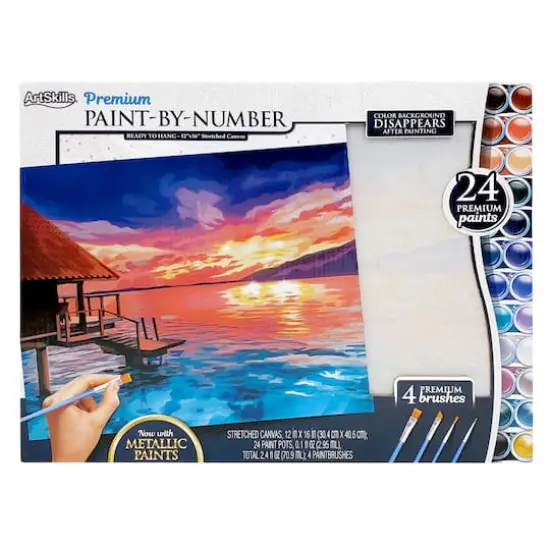 ArtSkills&reg; Premium Cabana Paint-by-Number Kit {1}