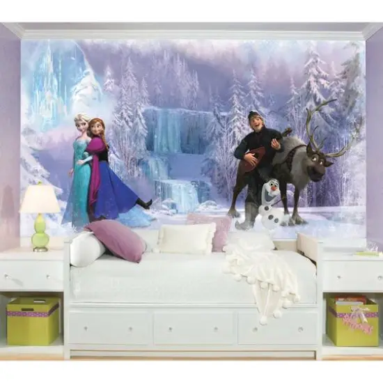 Disney&reg; Frozen Chair Rail Prepasted Mural  {3}