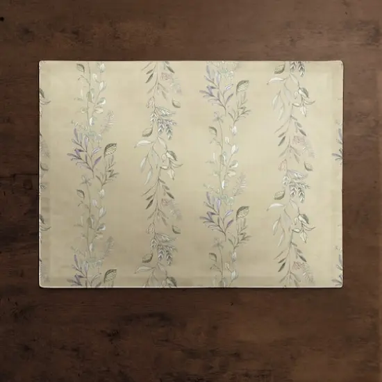Vines Cotton Twill Placemat Tan {3}