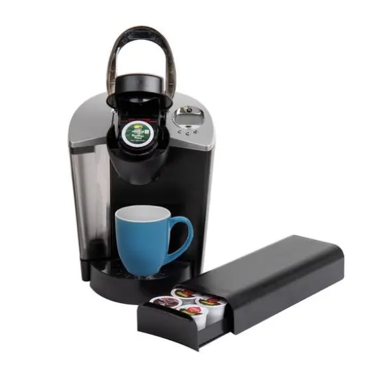 Mind Reader Black Compact Single Serve Coffee Pod Holder Coffee Station and Pod Capsule Storage Organizer {7}