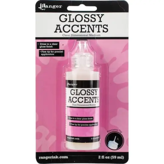 Ranger Inkssentials Clear Glossy Accents, 2oz. {1}