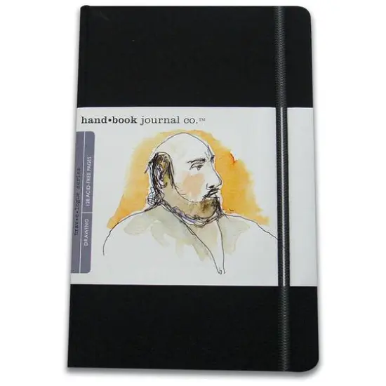 Global Art Travelogue Ivory Black Drawing Handbook Journal {1}