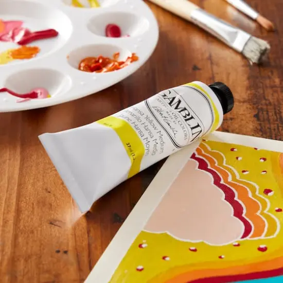Gamblin Artist Grade Oil Colors, 37mLHansa Yellow Medium {3}