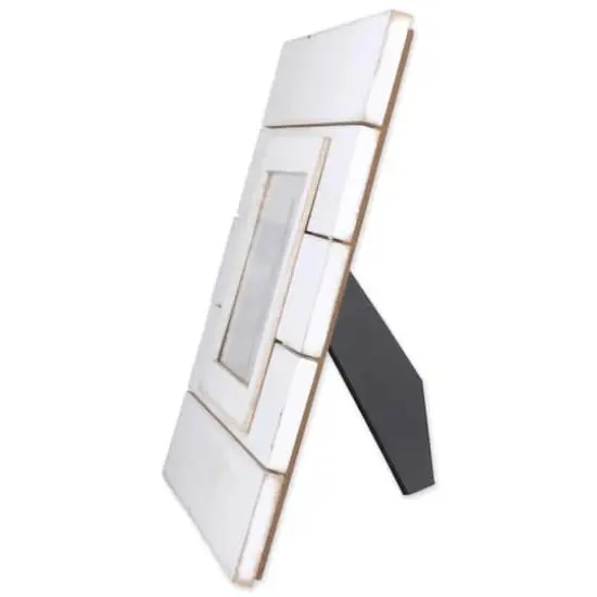 DII&reg; White Shiplap 4" x 6" Picture Frame {3}