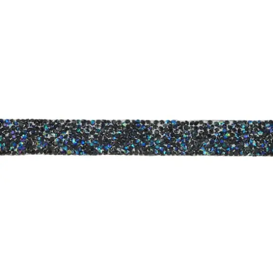 3/4" Black & Blue Iridescent Diamond Trim by Celebrate It&reg; Fashion Mode {4}