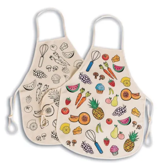 S&S&reg; Worldwide Velvet Art Child's Apron, 6ct. {3}