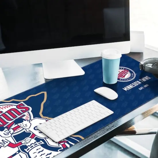 MLB Logo Series Desk Pad Minnesota Twins {5}