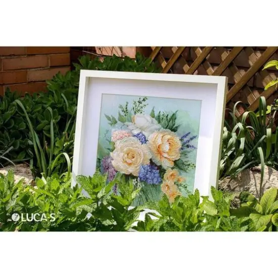 Luca-s Floral Bouquet Counted Cross Stitch Kit {12}