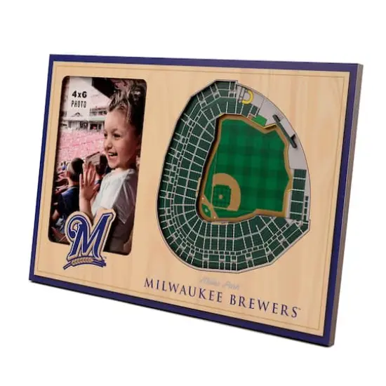 MLB 3D StadiumViews Picture Frame Milwaukee Brewers {1}