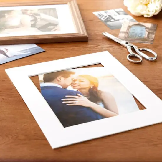 11" x 14" Mat By Studio D&eacute;cor&reg;, 8" x 10" Opening, Museum White {3}