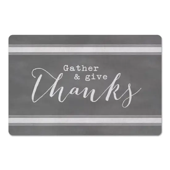 Gather & Give Thanks Floor Mat {1}