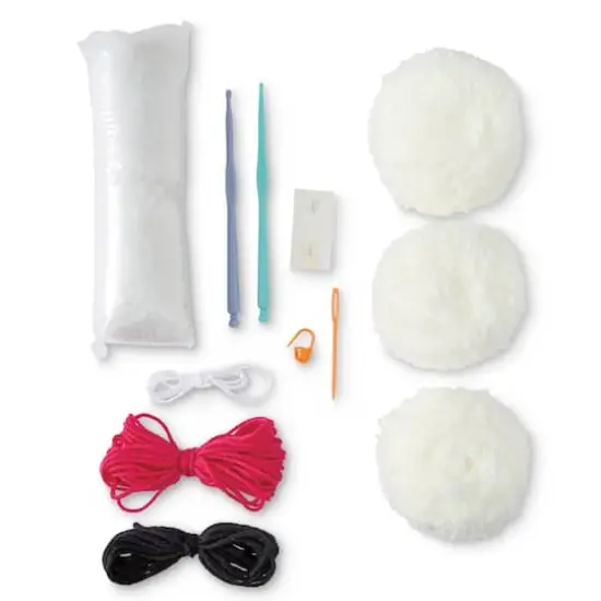 Intermediate White Dog Amigurumi Crochet Ornament Kit by Loops & Threads&reg; {3}