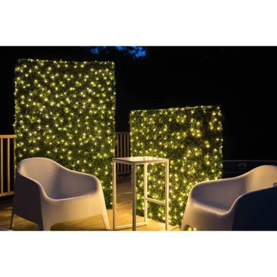 4ft. Pre-Lit Boxwood Hedge {7}