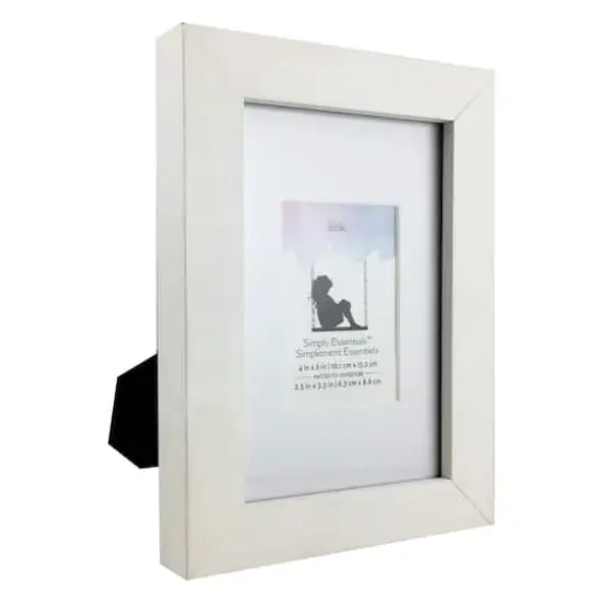 Simply Essentials&trade;2.5" x 3.5" White Frame by Studio D&eacute;cor&reg; {3}